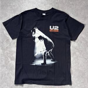 1988 Vintage U2 Battle And Hum Black Band T Shirt Size L